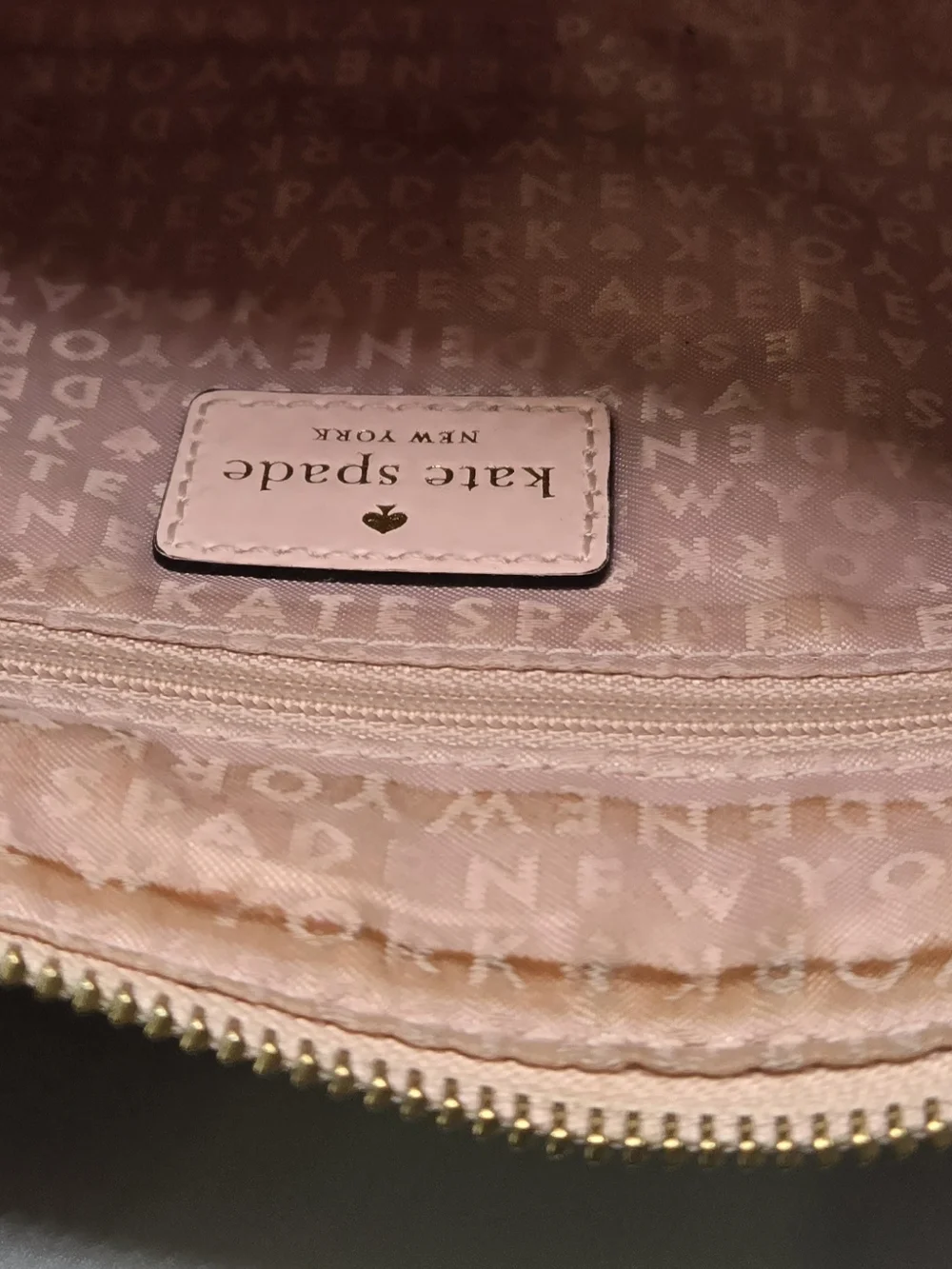 Kate Spade New York Pink Leather Crossbody Bag Gold Tone Hardware - Picture 4 of 7